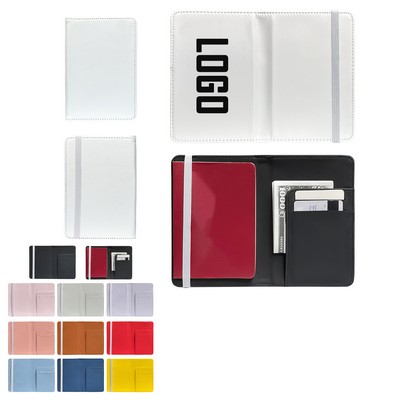 Pu Passport Holder Card Holder