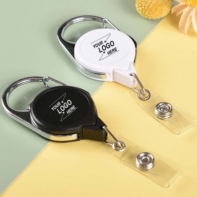 Heavy Duty Retractable Badge Holder Clip