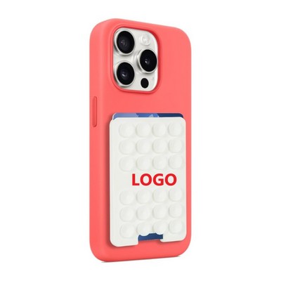 Silicone Suction Cup Phone Wallet