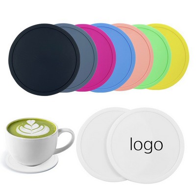 Silicone Coaster Round Food Grade Non-Slip Tea Coaster Cover