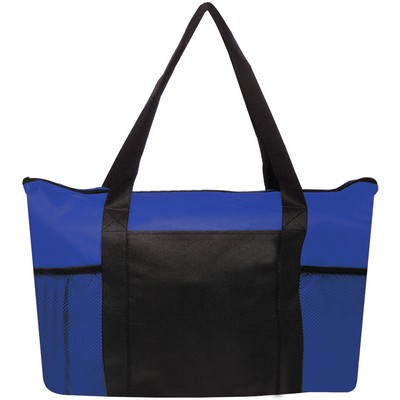 Zippered Non-Woven Tote Bags