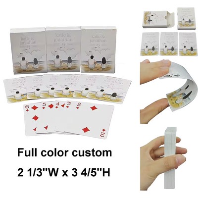 Custom 320GSM Full Color Standard Playing Cards Deck Poker Games