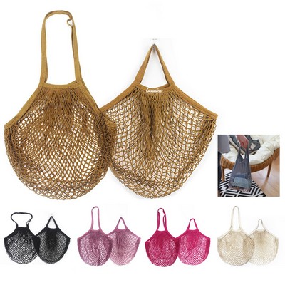 Reusable Cotton Mesh Shopping Bag