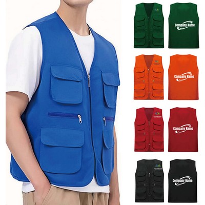 Multi Pockets Volunteer Activities Vest