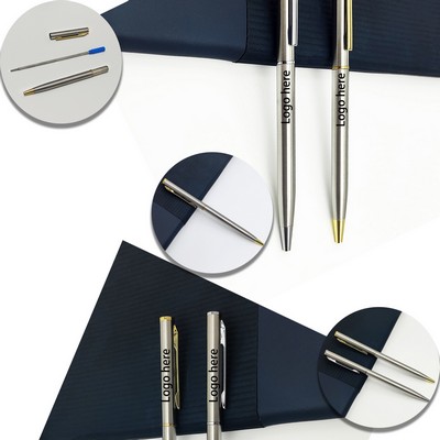 Metal Slim Ballpoint Pens