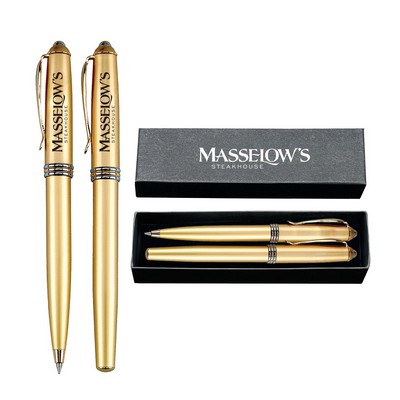 Achilles Double Metal Pen Set (A391/A395/PK16)