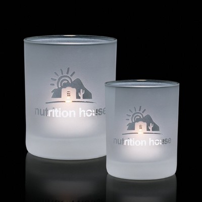 Evaton Frosted Candleholder