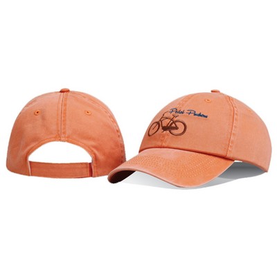 Youth Promotional Pigment Dyed Washed Cotton Cap