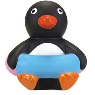 Rubber Penguin in Inner-Tube©