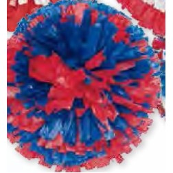 Vinyl Show 8" Pom Poms w/ 2 Mixed Colors