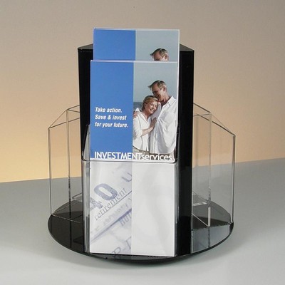 6-Pocket Rotating Brochure Holder - Countertop