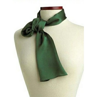 Green Carlton Silk Scarf - 21"x21"