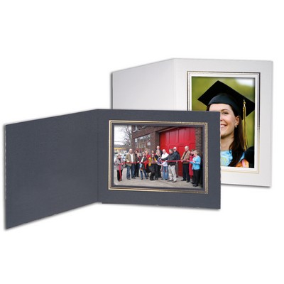 White Horizontal Portrait Folder (4"x6")