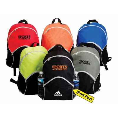 600 Denier Polyester Essential Backpack with Two Mesh Pockets