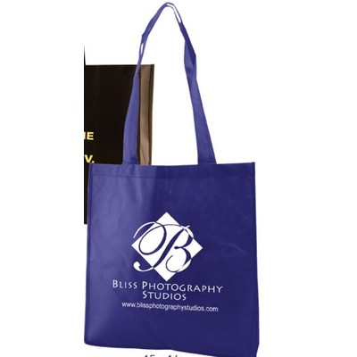 Black Non-Woven Tote Bag (15"x16")