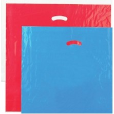 Red Super Gloss™ Low Density Single Layer Bag (18"x18"x4")