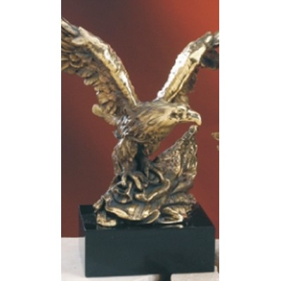 12" Cast Resin Economical Eagle Award w/Base