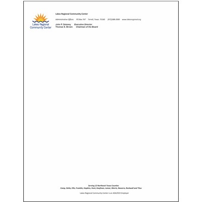 Full Color Letterhead