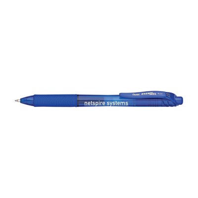 Pentel Energel-X® Translucent Barrel Retractable Gel Ink Pen - Blue w/Blue Ink