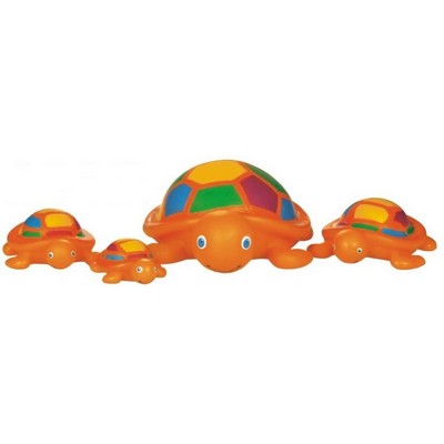 Rubber Colorful Turtle Family