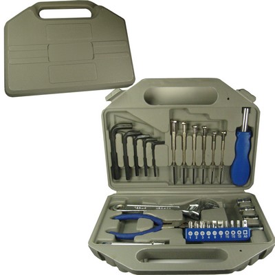 29 Piece Tool Set w/ Plastic Case