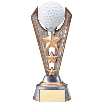 Golf Ball Victory Resin w/ Stars