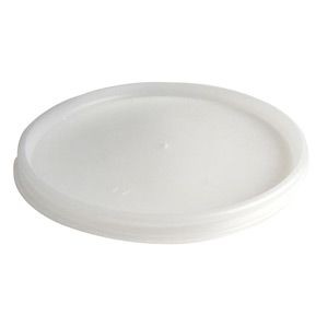 12 Oz. Foam Food Container Lid, Flat