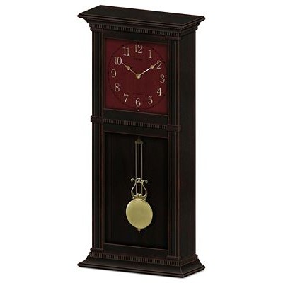 Seiko Wall Clock w/ Black Wooden Wall Clock