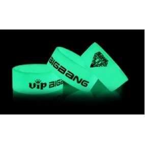 Custom 1" Glow In Dark Silicone Wristband