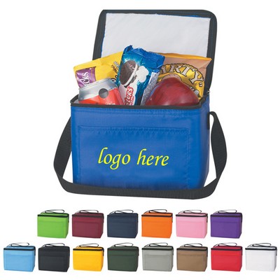 6 Pack Non Woven Cooler Bag (8"x6")