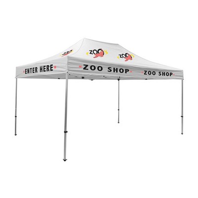 15' Premium Tent Kit (Imprinted, 11 Locations)