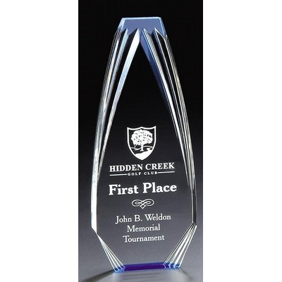 Blue Diamond Obelisk Acrylic Award - 9" High