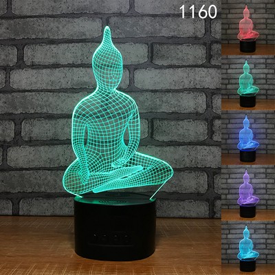 Siting Cross-legged 3D Colorful Wireless Speaker