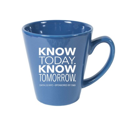 12 Ounce Ocean Blue Funnel Mug