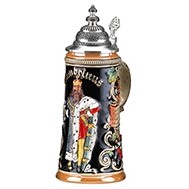 Multi Colored Gambrinus Stein Mug