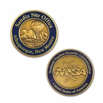 Die Cast Zinc Alloy Coin (1 1/2"x3mm)