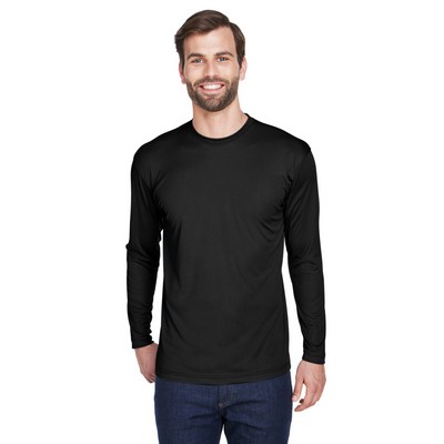 ULTRACLUB Adult Cool & Dry Sport Long-Sleeve Performance Interlock T-Shirt