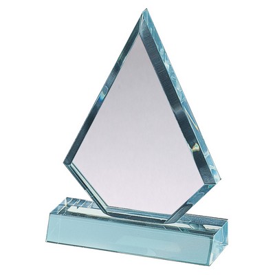 Jade Triangle Acrylic Award 7 3/4"H