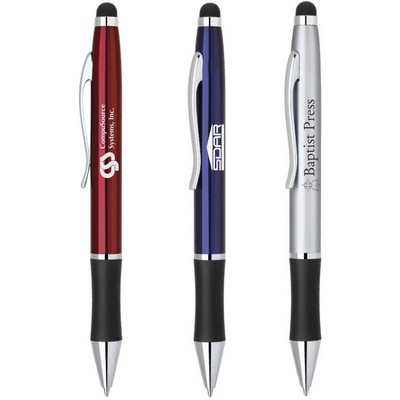 MJ Series Stylus Ball Point Pen - RED