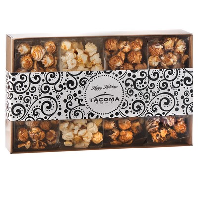 4 Way Contemporary Gift Box - Gourmet Popcorn