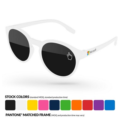 Vicky Sunglasses W/ 1 Color Lens Imprint & Full Color Temple Imprint