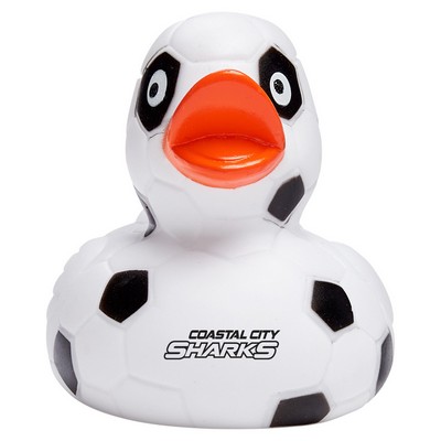 Soccer Ball Rubber Duck