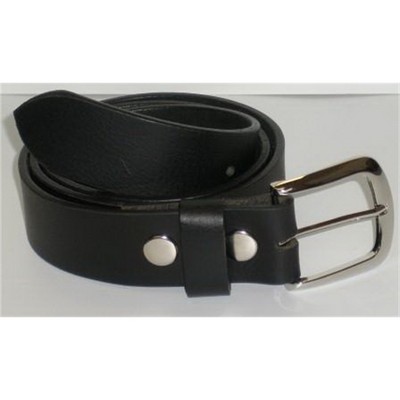 Leather Belt w/Snap