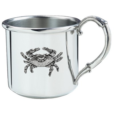 Easton Pewter Baby Cup with Crab Medallion