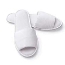 Woman's Open Toe Microfiber Slipper(Overseas - Embroidered)