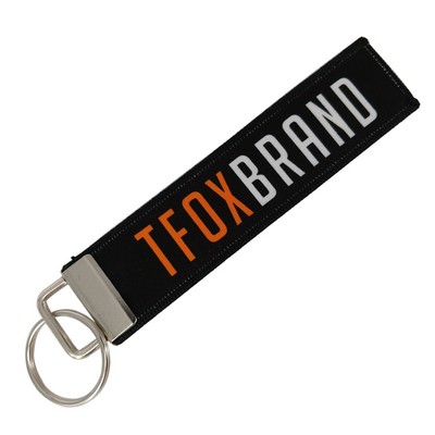 5" x 1 1/4" Printed Key Chain