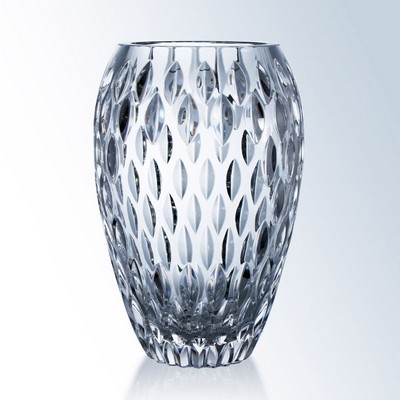 Nautilus Vase Lead Crystal - Clear Award