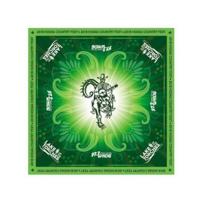 Sublimated Polyester Square Bandana