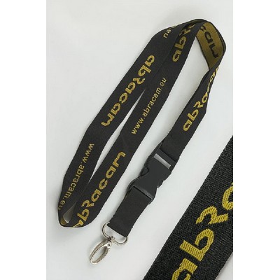 3/4" Woven (Jacquard) Lanyard