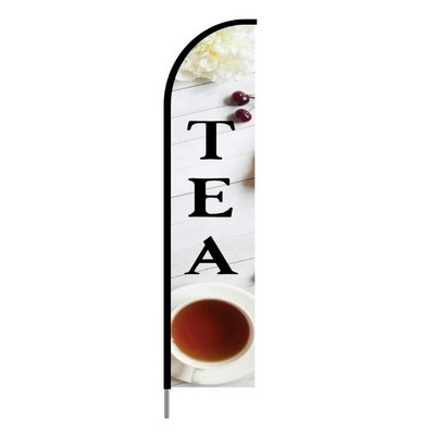 Coffee, Tea & Drinks Flags - Feather Banner - Tea A